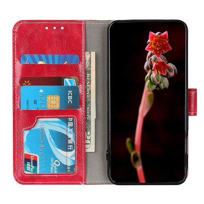 For iPhone 12 / 12 Pro 6.1 inch Crazy Horse Texture Vintage Leather Wallet Case Magnetic Shockproof Protective Cover with Stand Function