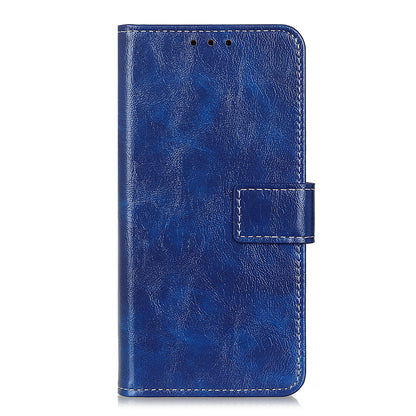 For iPhone 12 / 12 Pro 6.1 inch Crazy Horse Texture Vintage Leather Wallet Case Magnetic Shockproof Protective Cover with Stand Function