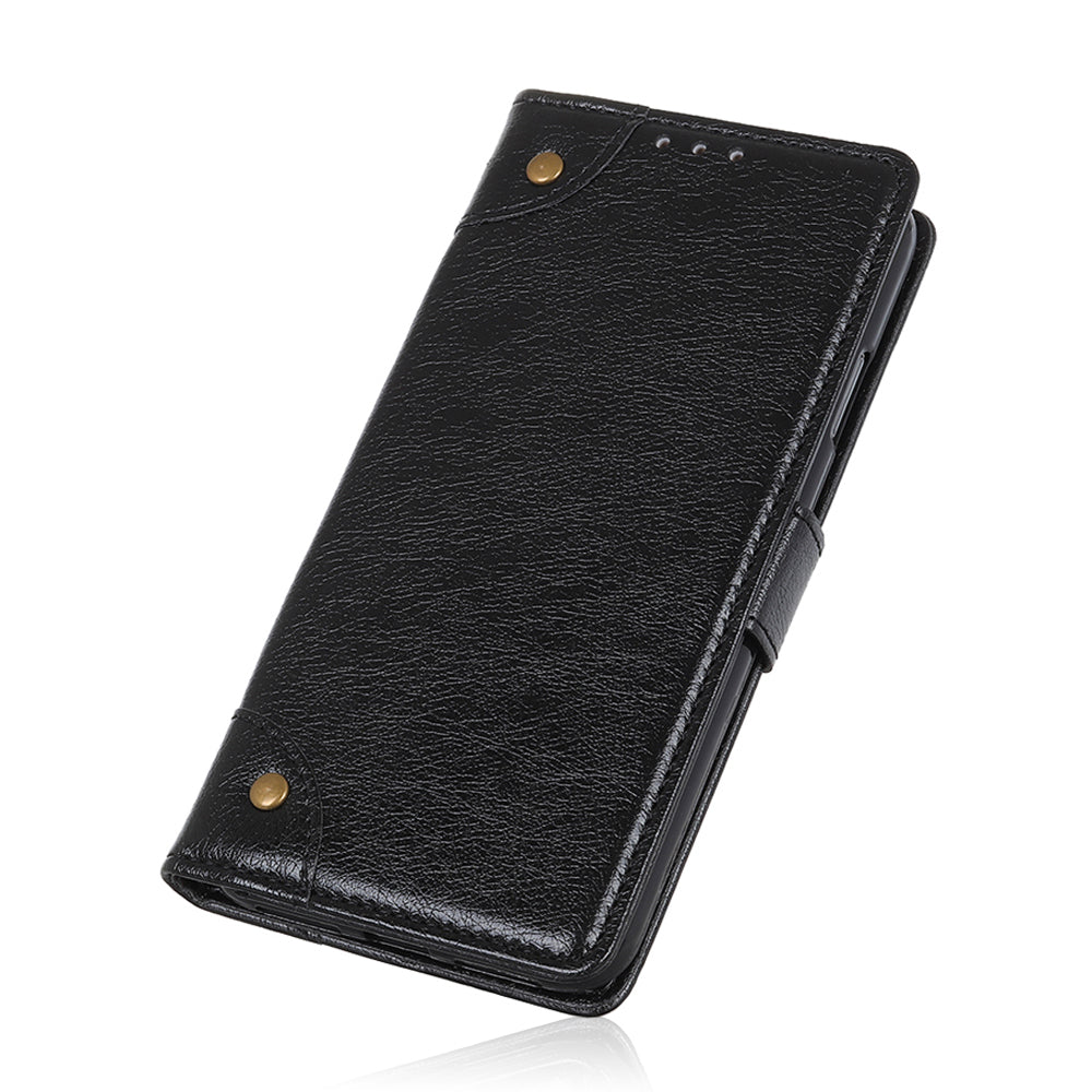 Nappa Texture Wallet Leather Cell Phone Case for iPhone 12 Pro/12