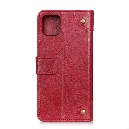 Nappa Texture Wallet Leather Cell Phone Case for iPhone 12 Pro/12