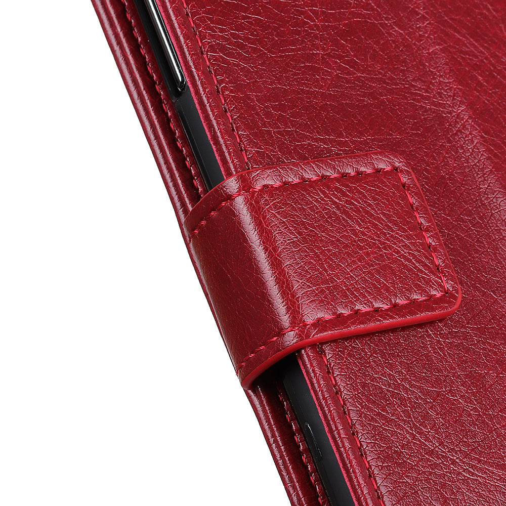 Nappa Texture Wallet Leather Cell Phone Case for iPhone 12 Pro/12