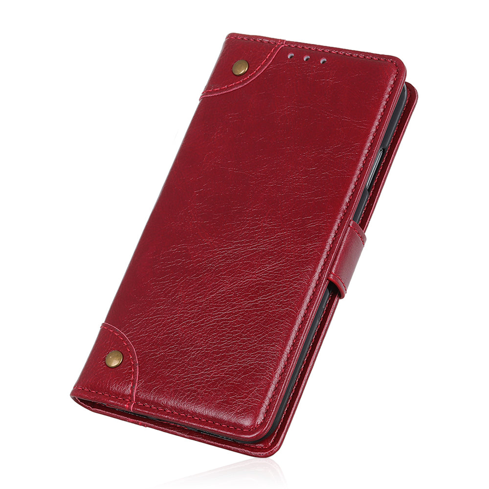 Nappa Texture Wallet Leather Cell Phone Case for iPhone 12 Pro/12