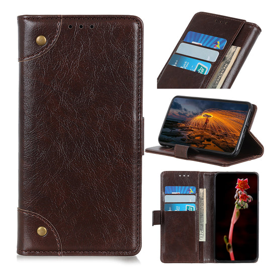 Nappa Texture Wallet Leather Cell Phone Case for iPhone 12 Pro/12
