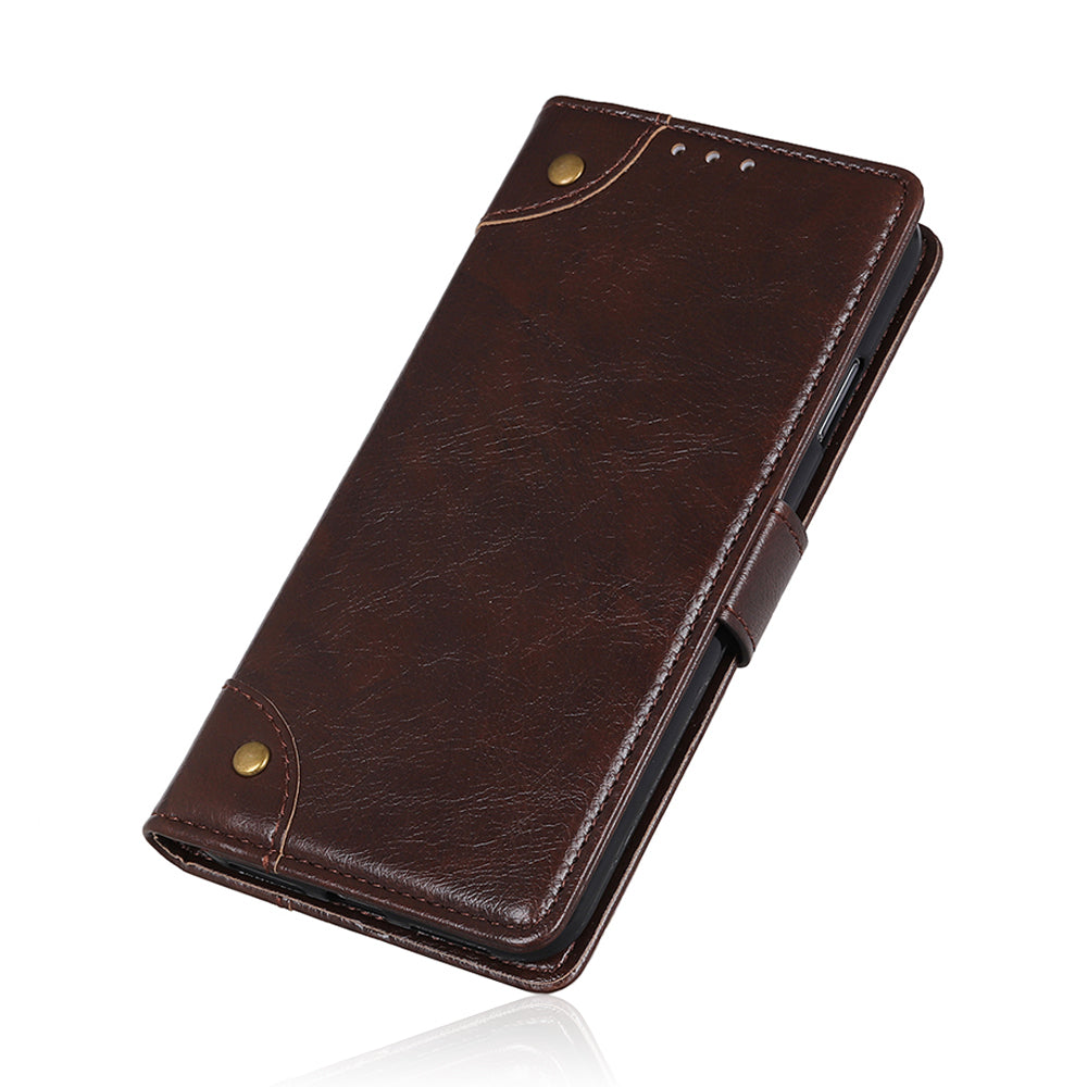 Nappa Texture Wallet Leather Cell Phone Case for iPhone 12 Pro/12