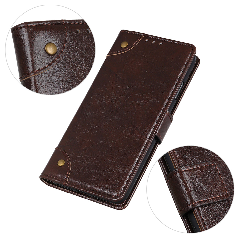 Nappa Texture Wallet Leather Cell Phone Case for iPhone 12 Pro/12