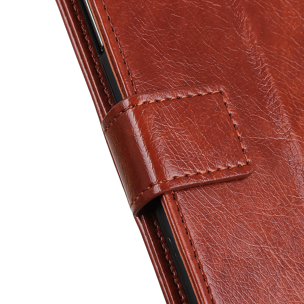 Nappa Texture Wallet Leather Cell Phone Case for iPhone 12 Pro/12