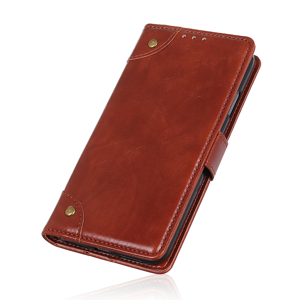 Nappa Texture Wallet Leather Cell Phone Case for iPhone 12 Pro/12