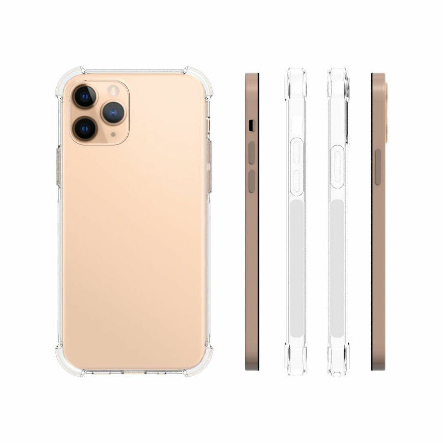 Shockproof Anti-slip Transparent TPU Phone Case for Apple iPhone 12 mini
