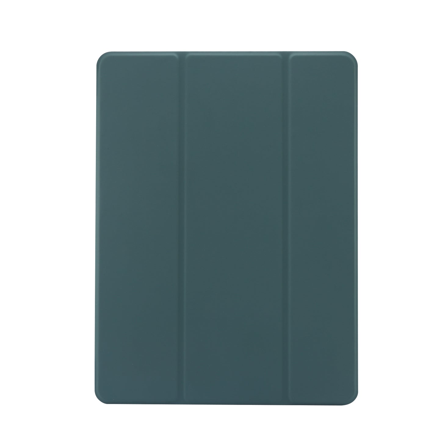 Skin Feel Tri-fold Stand Shockproof Leather Smart Case with Pen Slot for iPad 10.2 (2021)/(2020)/(2019)