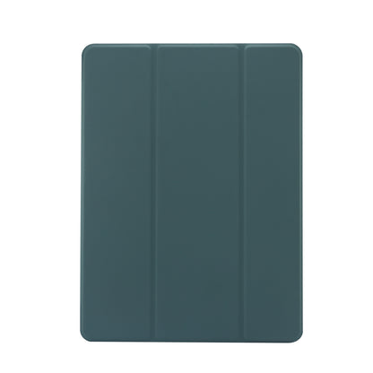 Skin Feel Tri-fold Stand Shockproof Leather Smart Case with Pen Slot for iPad 10.2 (2021)/(2020)/(2019)