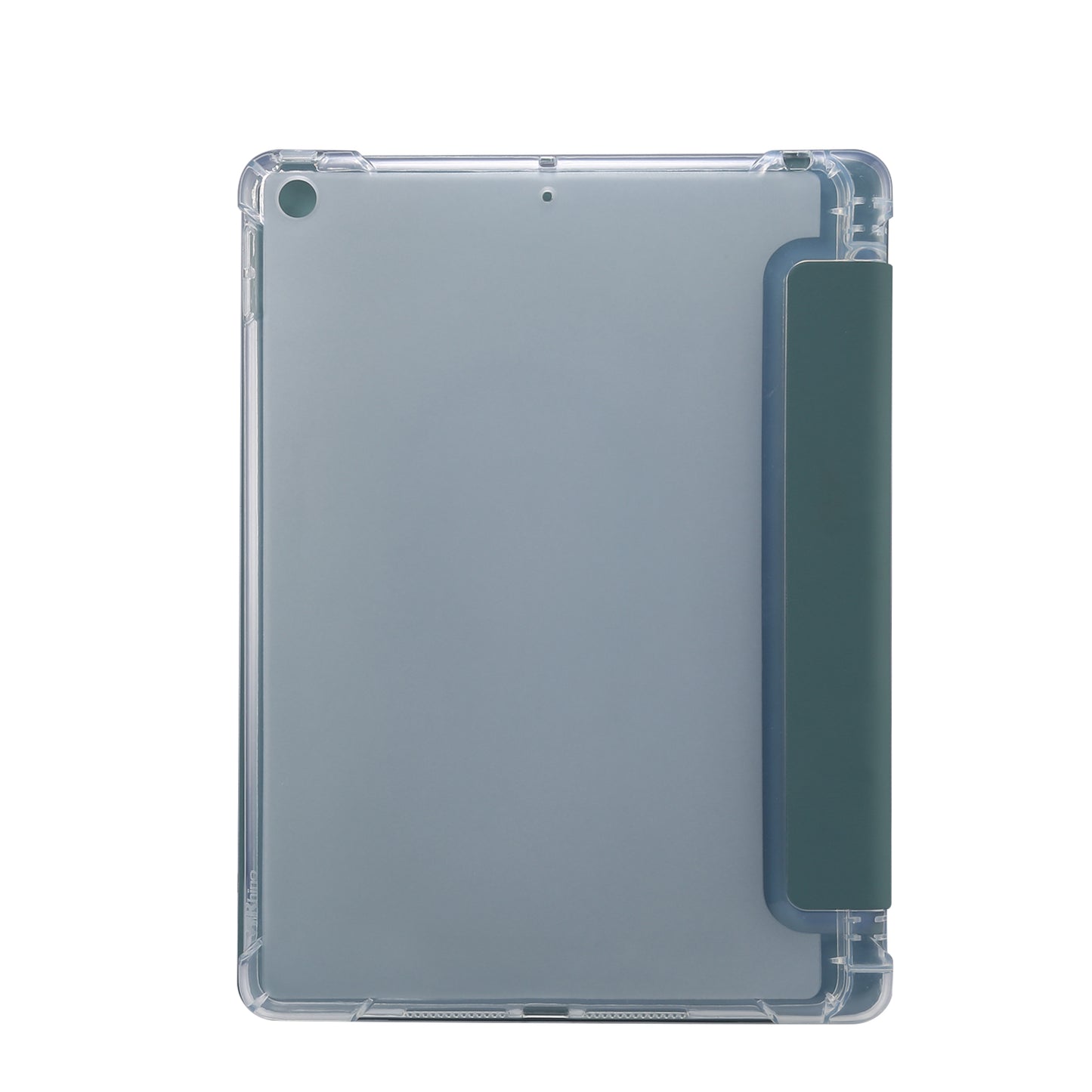 Skin Feel Tri-fold Stand Shockproof Leather Smart Case with Pen Slot for iPad 10.2 (2021)/(2020)/(2019)