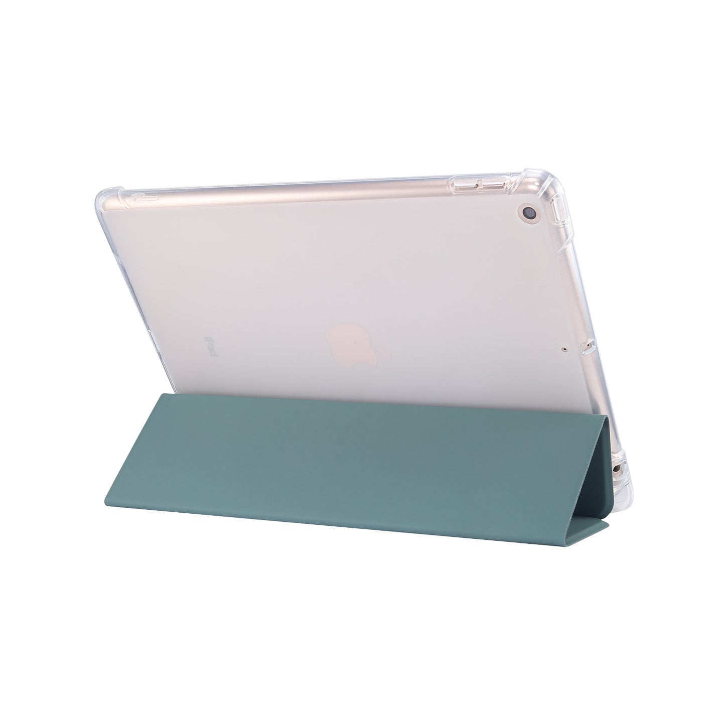 Skin Feel Tri-fold Stand Shockproof Leather Smart Case with Pen Slot for iPad 10.2 (2021)/(2020)/(2019)