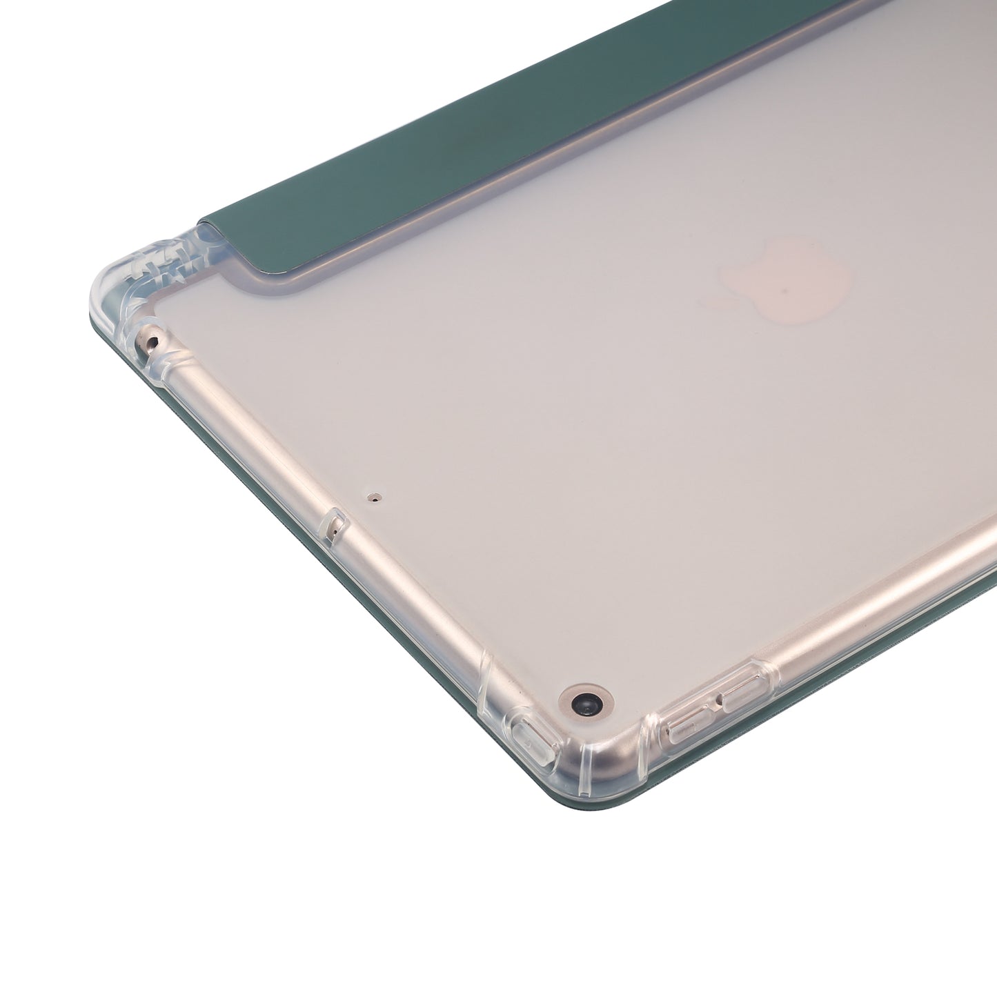 Skin Feel Tri-fold Stand Shockproof Leather Smart Case with Pen Slot for iPad 10.2 (2021)/(2020)/(2019)