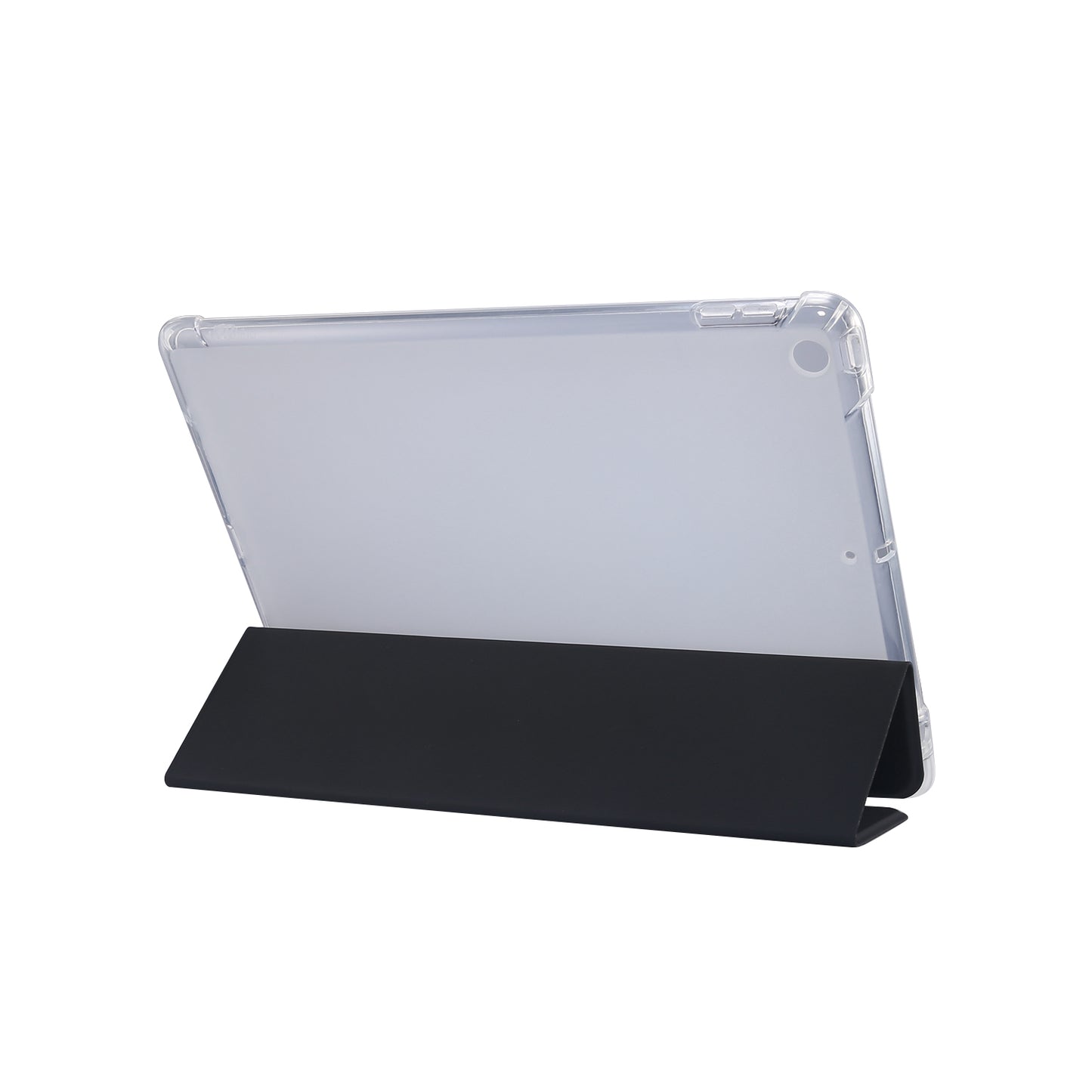 Skin Feel Tri-fold Stand Shockproof Leather Smart Case with Pen Slot for iPad 10.2 (2021)/(2020)/(2019)