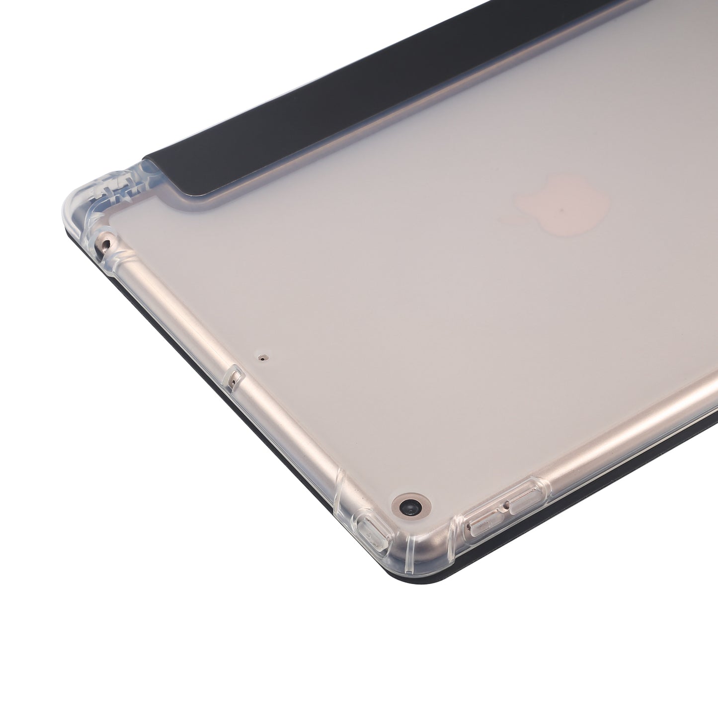 Skin Feel Tri-fold Stand Shockproof Leather Smart Case with Pen Slot for iPad 10.2 (2021)/(2020)/(2019)