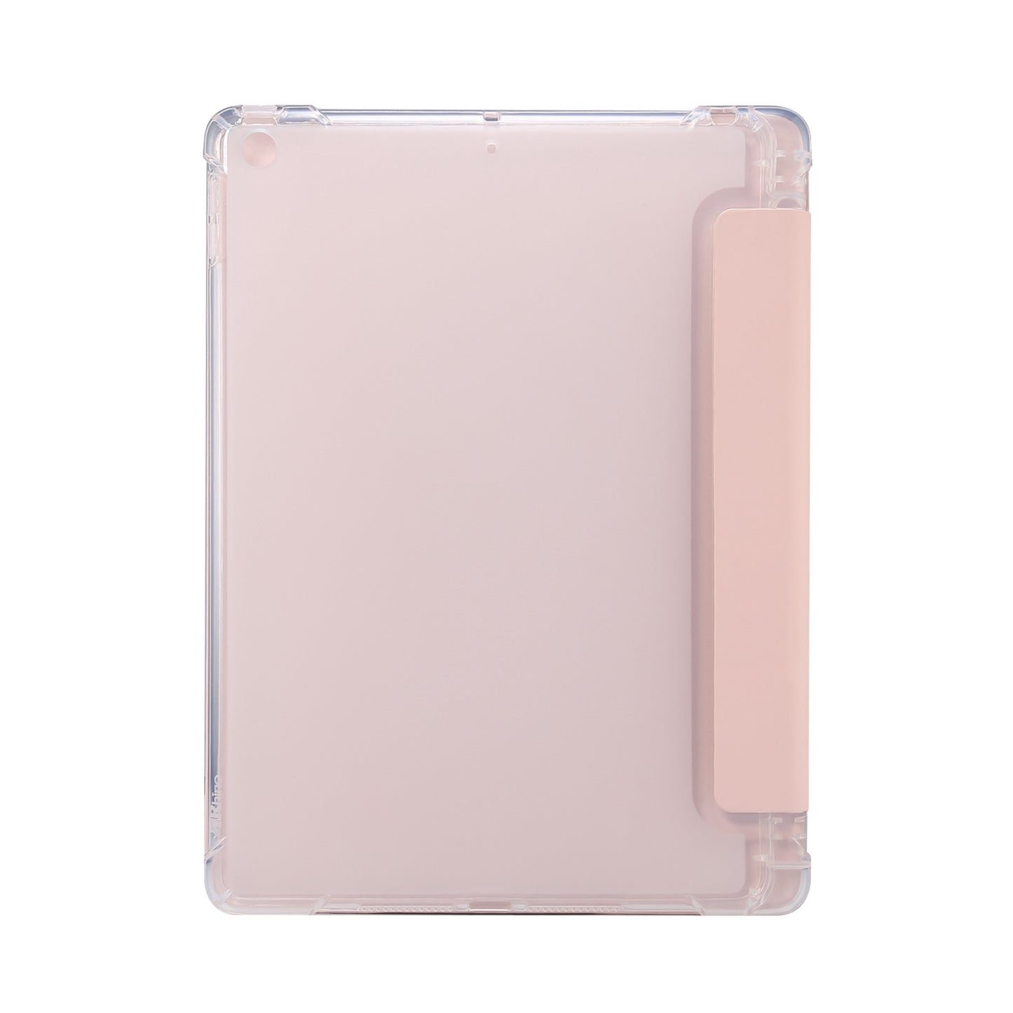 Skin Feel Tri-fold Stand Shockproof Leather Smart Case with Pen Slot for iPad 10.2 (2021)/(2020)/(2019)