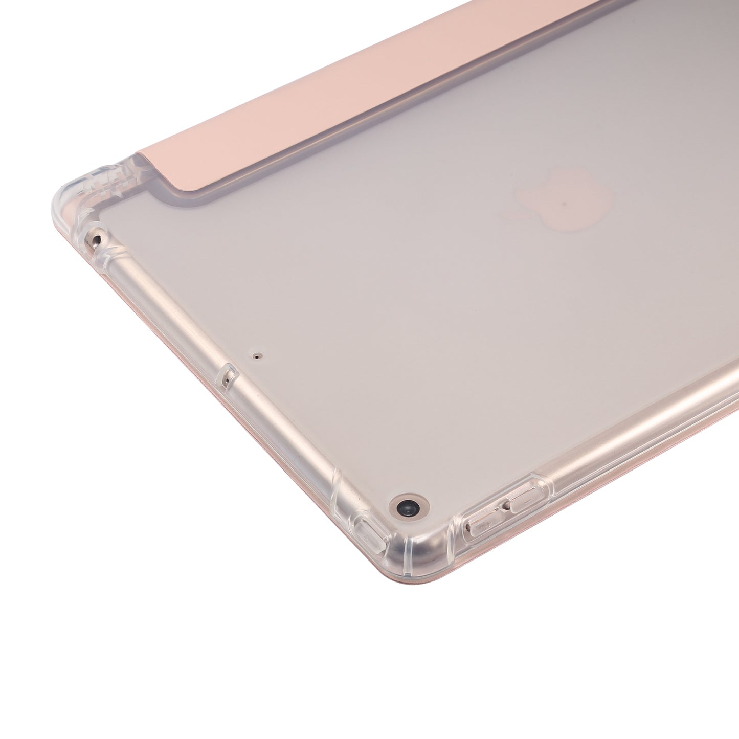 Skin Feel Tri-fold Stand Shockproof Leather Smart Case with Pen Slot for iPad 10.2 (2021)/(2020)/(2019)