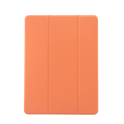 Skin Feel Tri-fold Stand Shockproof Leather Smart Case with Pen Slot for iPad 10.2 (2021)/(2020)/(2019)