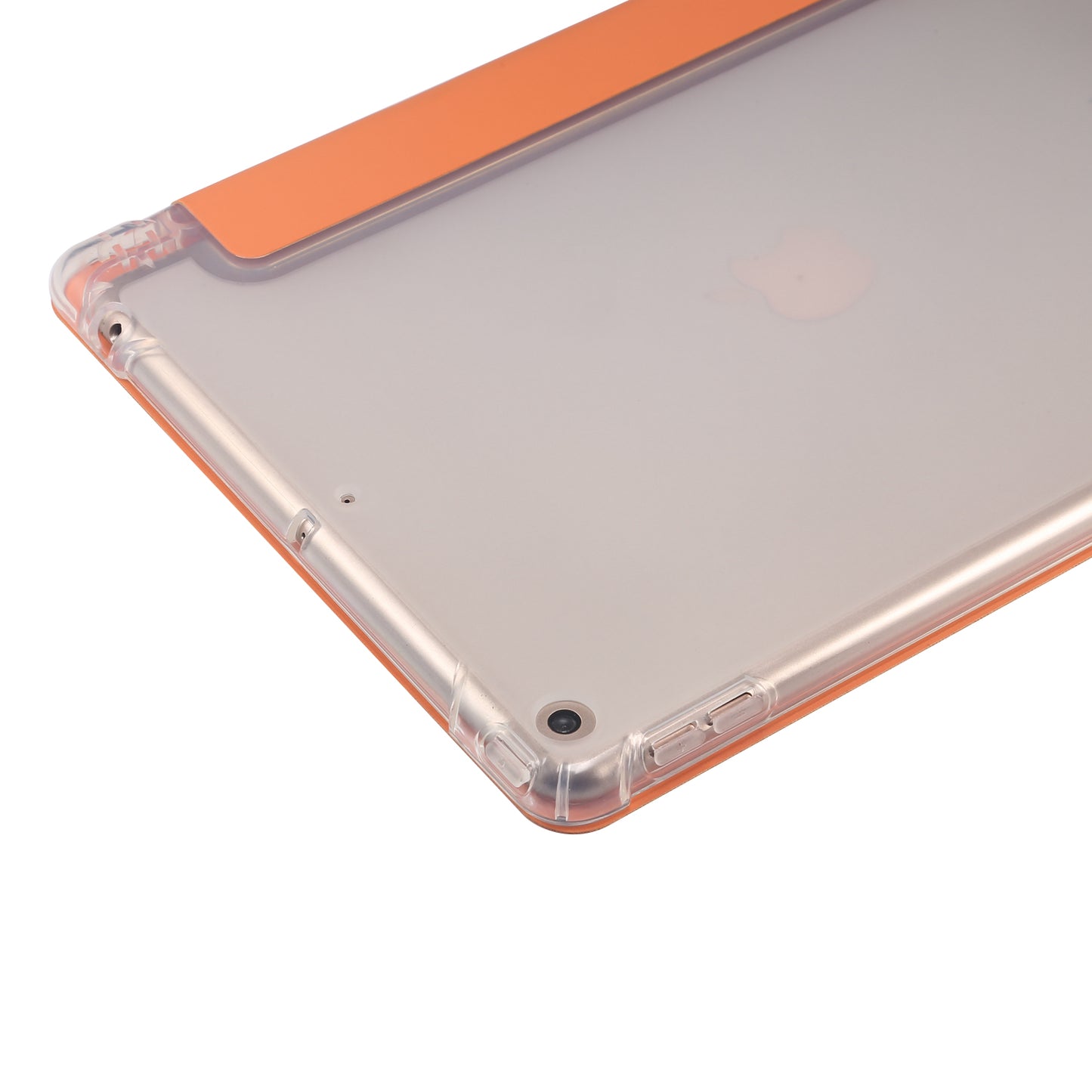 Skin Feel Tri-fold Stand Shockproof Leather Smart Case with Pen Slot for iPad 10.2 (2021)/(2020)/(2019)