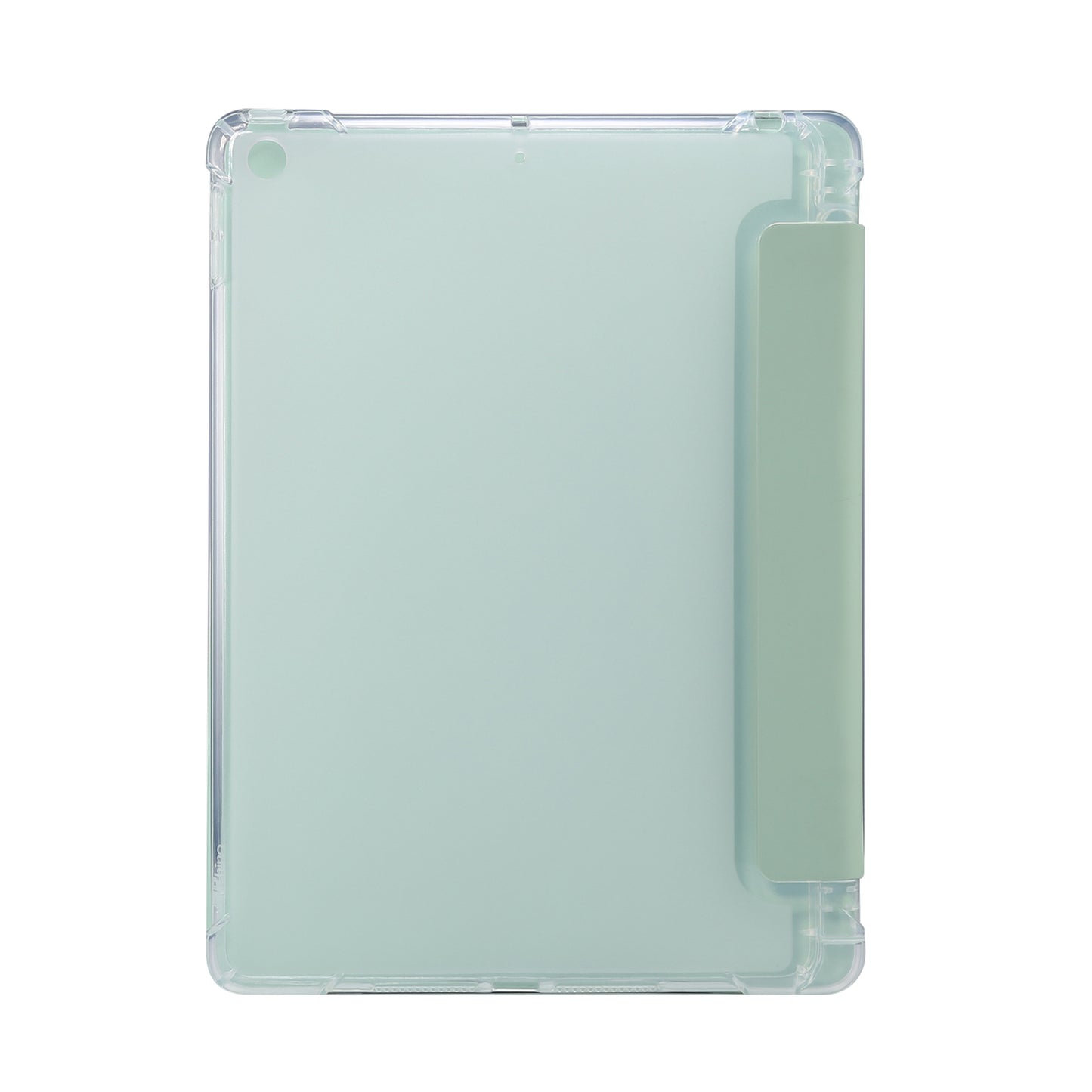 Skin Feel Tri-fold Stand Shockproof Leather Smart Case with Pen Slot for iPad 10.2 (2021)/(2020)/(2019)