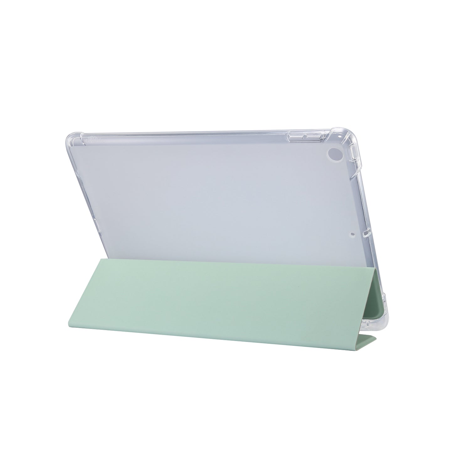 Skin Feel Tri-fold Stand Shockproof Leather Smart Case with Pen Slot for iPad 10.2 (2021)/(2020)/(2019)