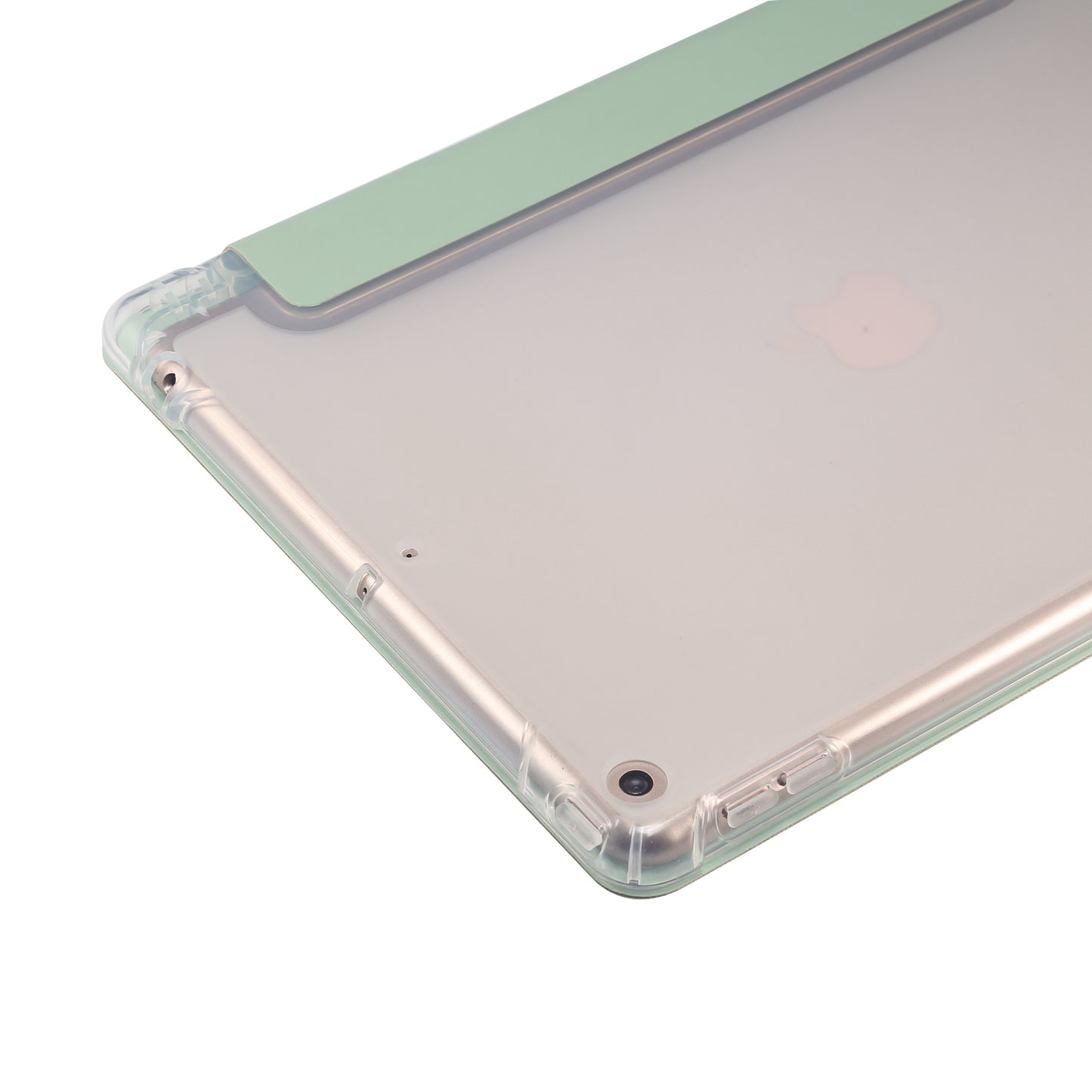Skin Feel Tri-fold Stand Shockproof Leather Smart Case with Pen Slot for iPad 10.2 (2021)/(2020)/(2019)