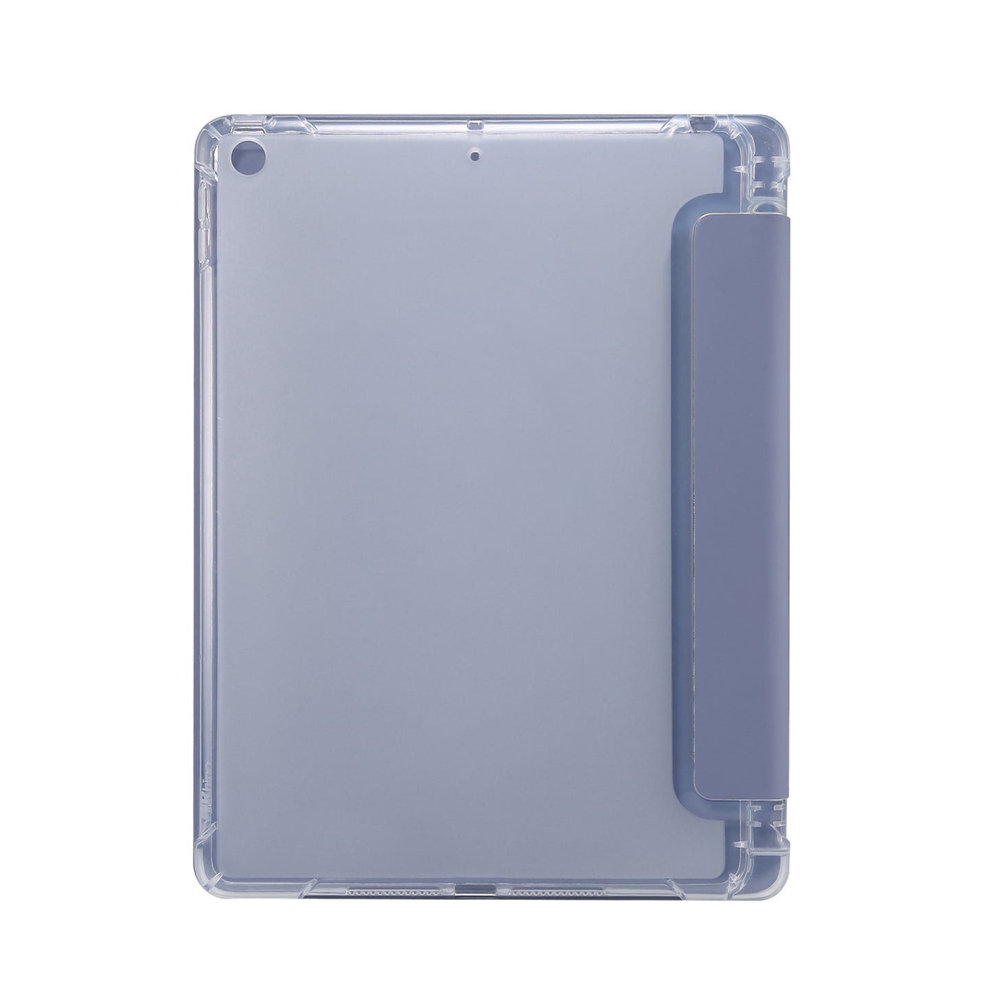 Skin Feel Tri-fold Stand Shockproof Leather Smart Case with Pen Slot for iPad 10.2 (2021)/(2020)/(2019)