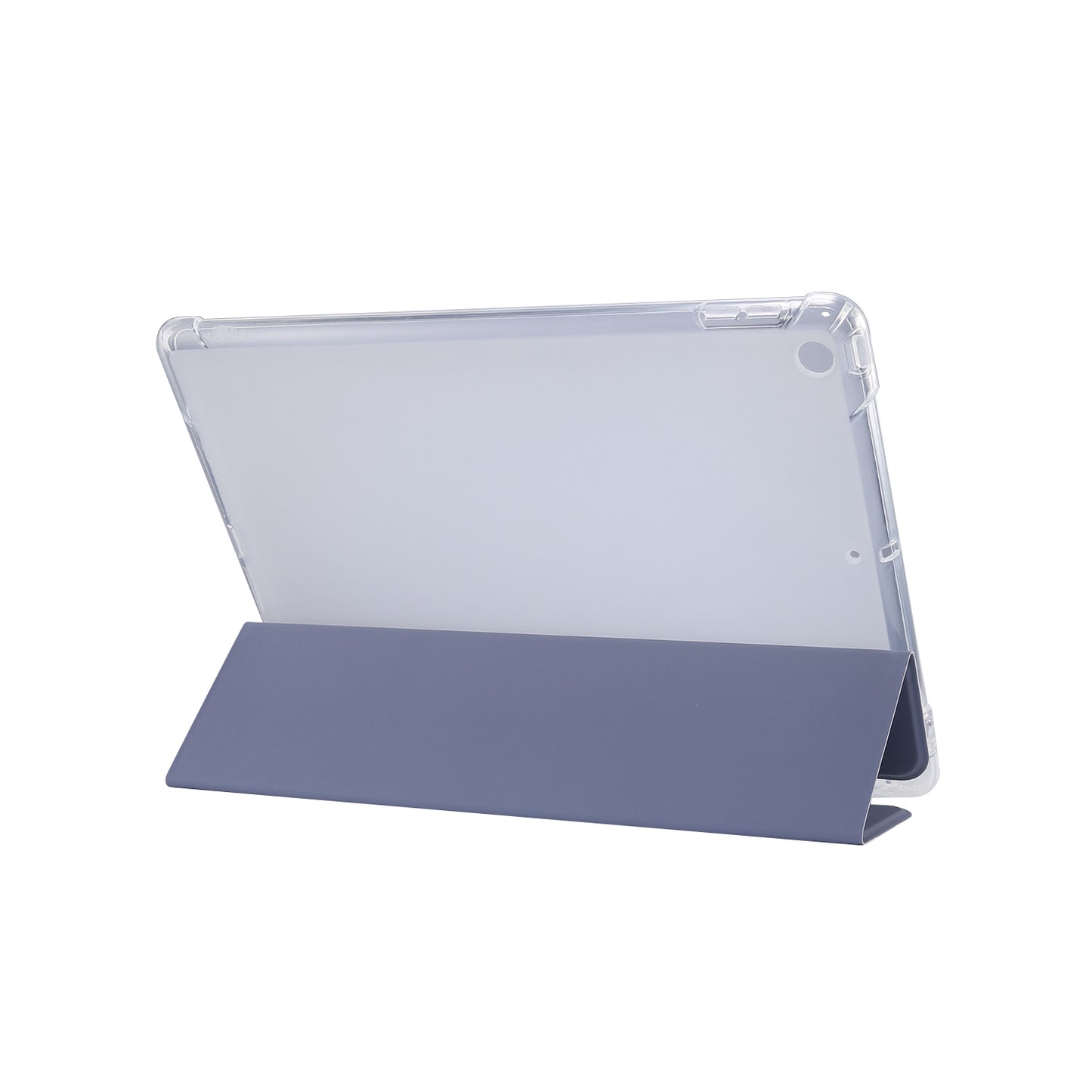 Skin Feel Tri-fold Stand Shockproof Leather Smart Case with Pen Slot for iPad 10.2 (2021)/(2020)/(2019)