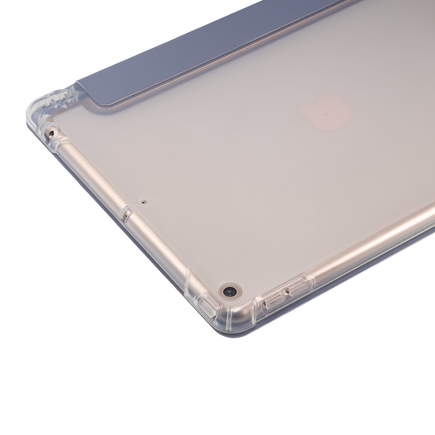 Skin Feel Tri-fold Stand Shockproof Leather Smart Case with Pen Slot for iPad 10.2 (2021)/(2020)/(2019)