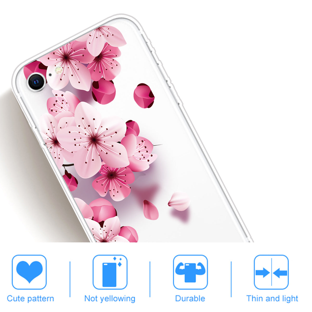 Pattern Printing Soft TPU Cover for iPhone SE (2020)/SE (2022)/8/7