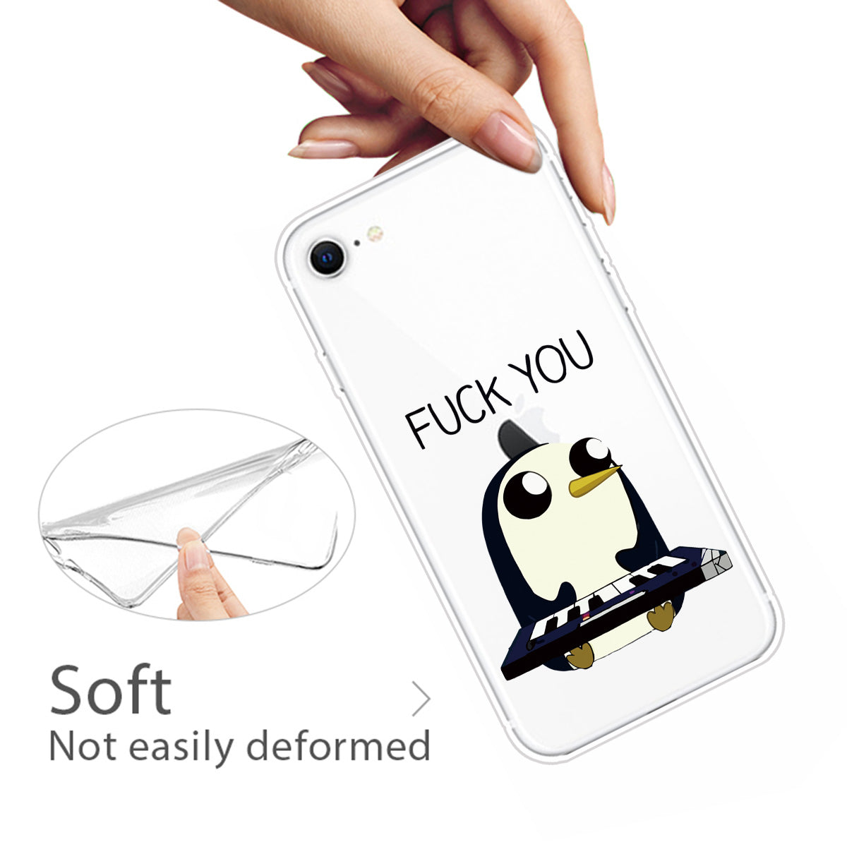 Pattern Printing Soft TPU Cover for iPhone SE (2020)/SE (2022)/8/7