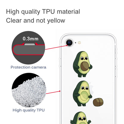 Pattern Printing Soft TPU Cover for iPhone SE (2020)/SE (2022)/8/7