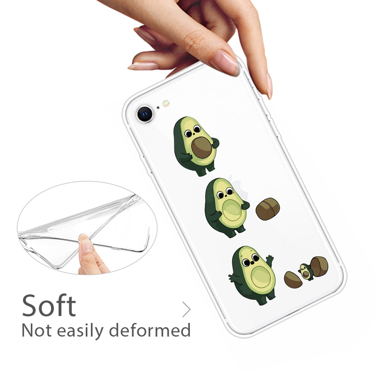 Pattern Printing Soft TPU Cover for iPhone SE (2020)/SE (2022)/8/7