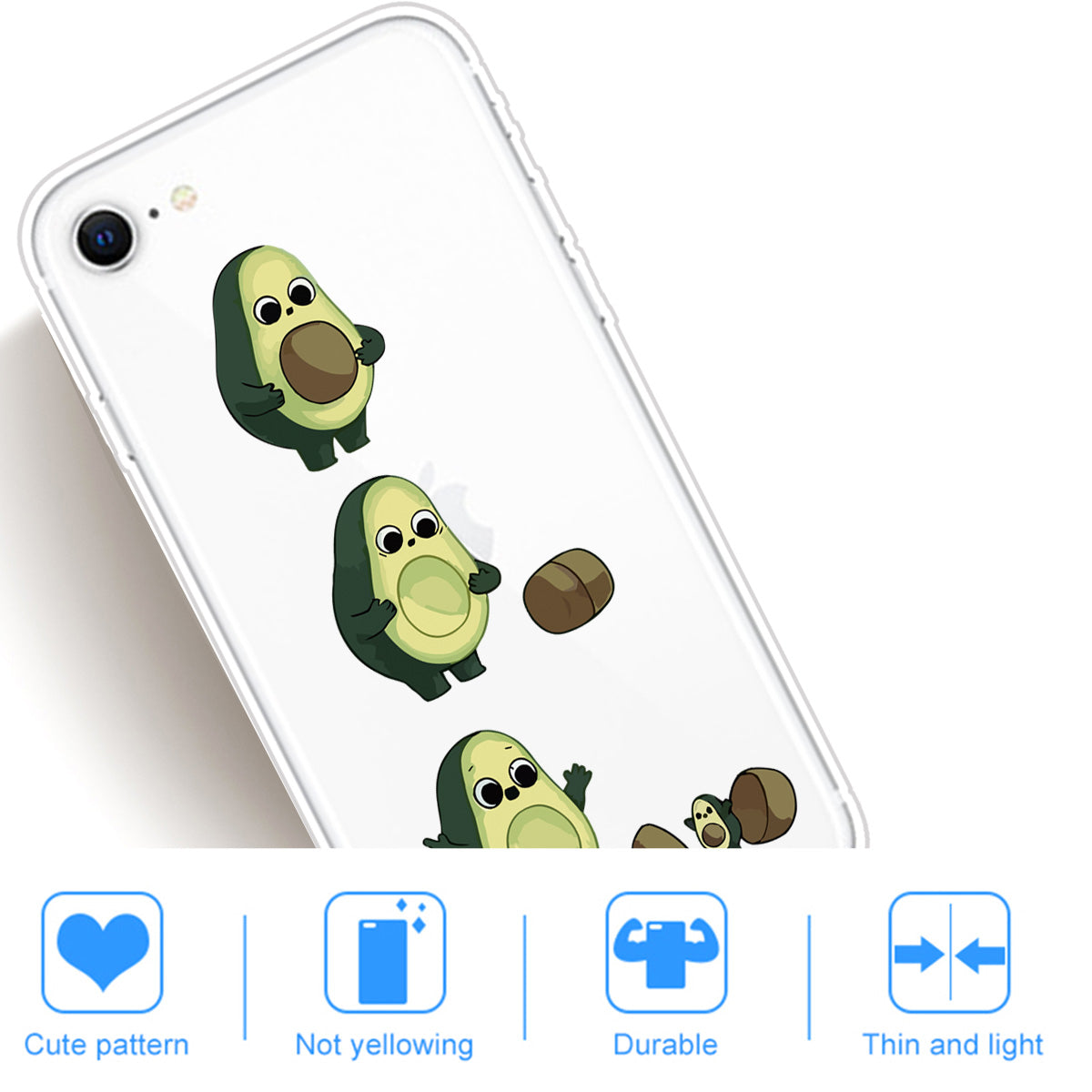 Pattern Printing Soft TPU Cover for iPhone SE (2020)/SE (2022)/8/7