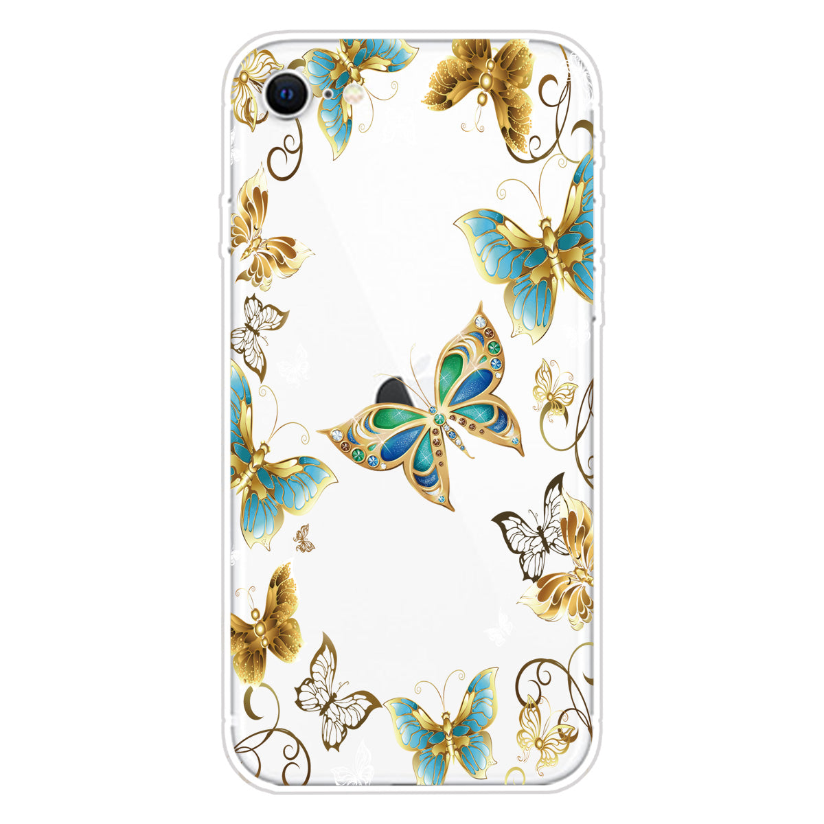 Pattern Printing Soft TPU Cover for iPhone SE (2020)/SE (2022)/8/7