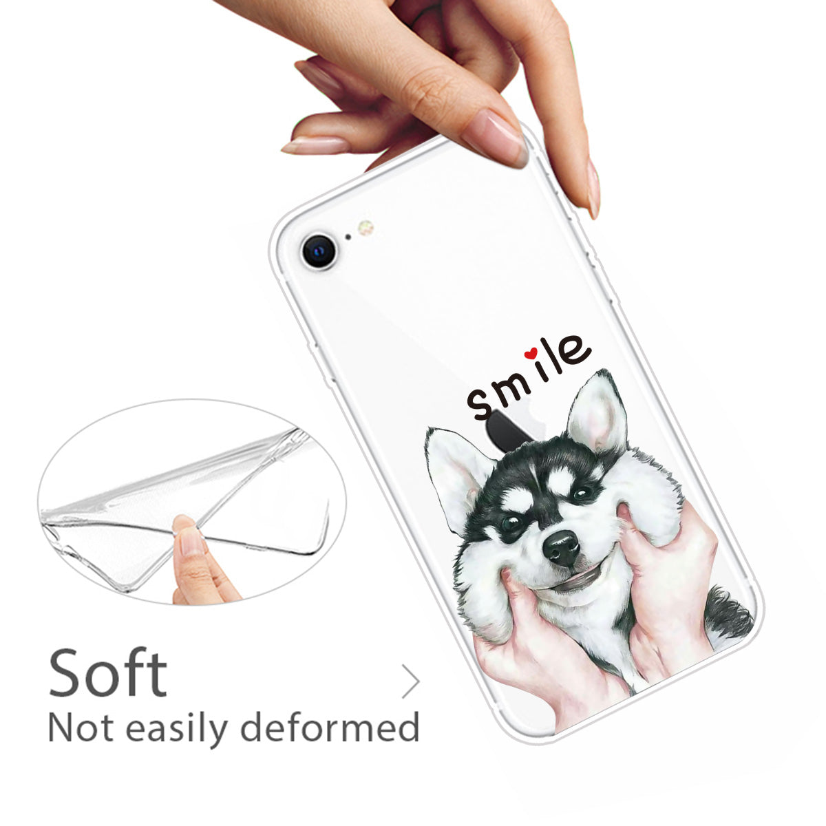 Pattern Printing Soft TPU Cover for iPhone SE (2020)/SE (2022)/8/7