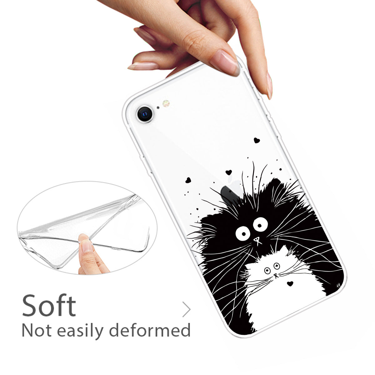 Pattern Printing Soft TPU Cover for iPhone SE (2020)/SE (2022)/8/7