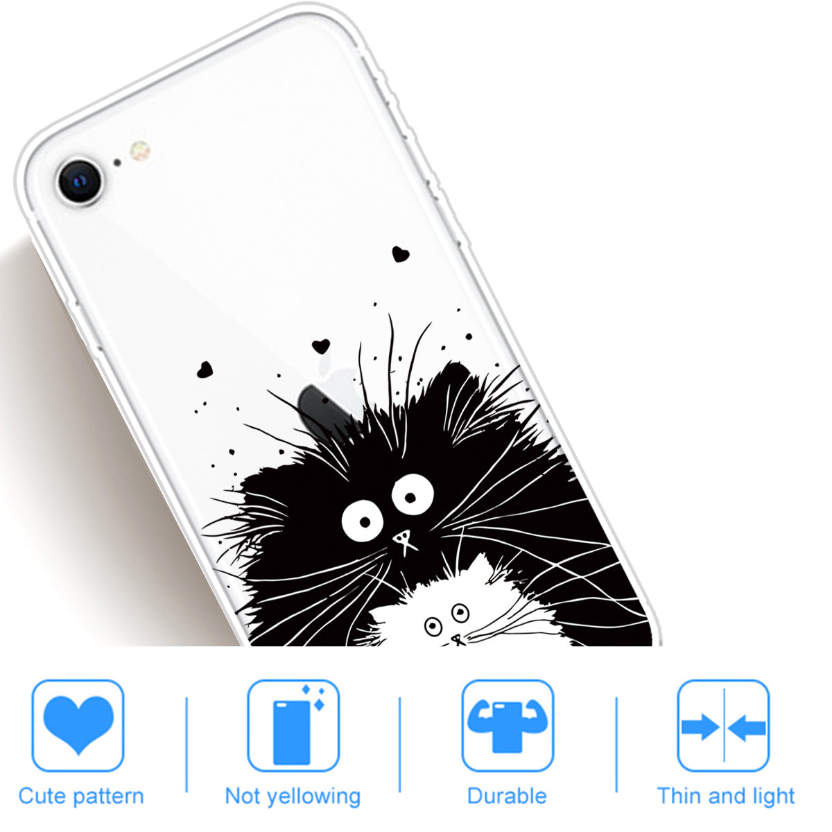 Pattern Printing Soft TPU Cover for iPhone SE (2020)/SE (2022)/8/7