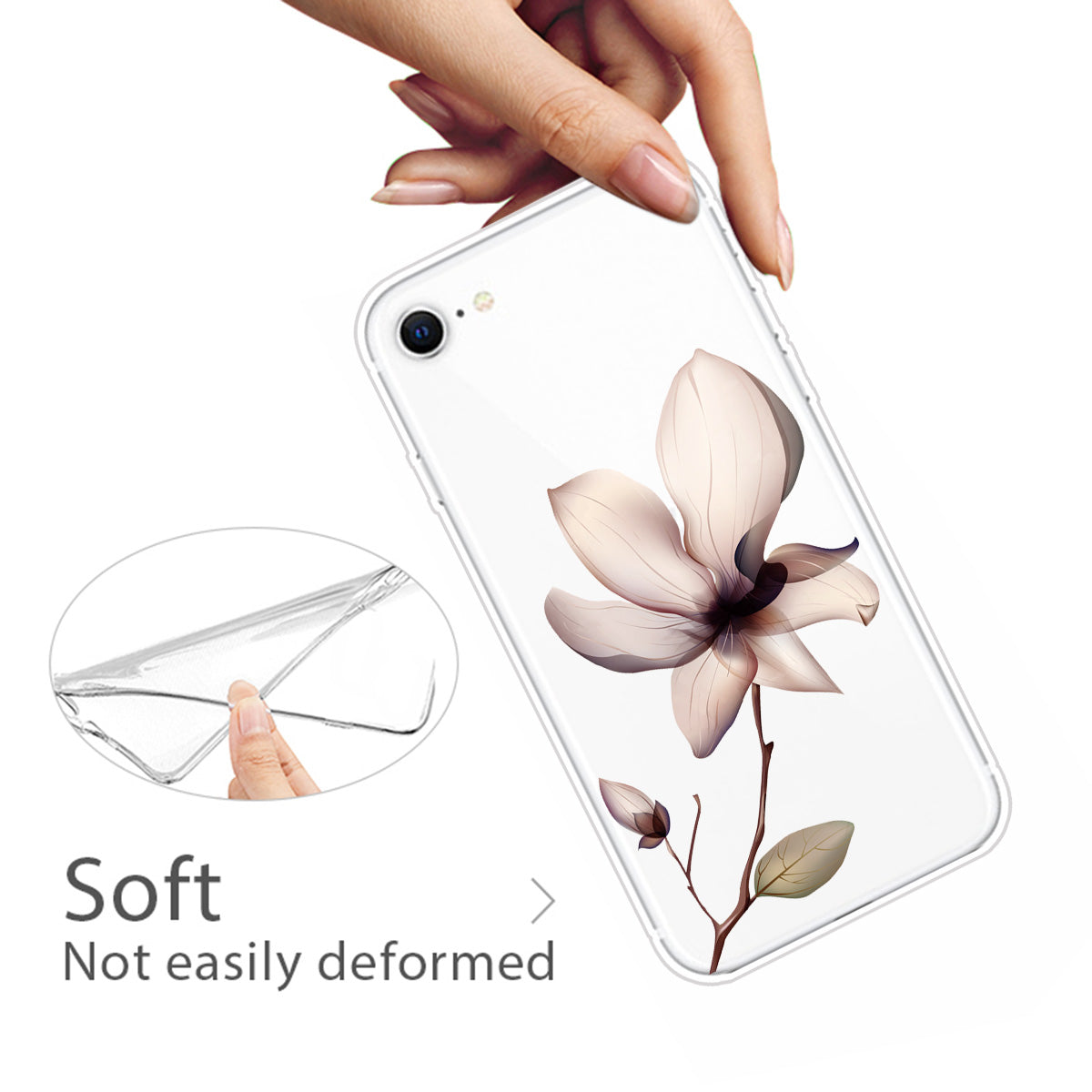 Pattern Printing Soft TPU Cover for iPhone SE (2020)/SE (2022)/8/7