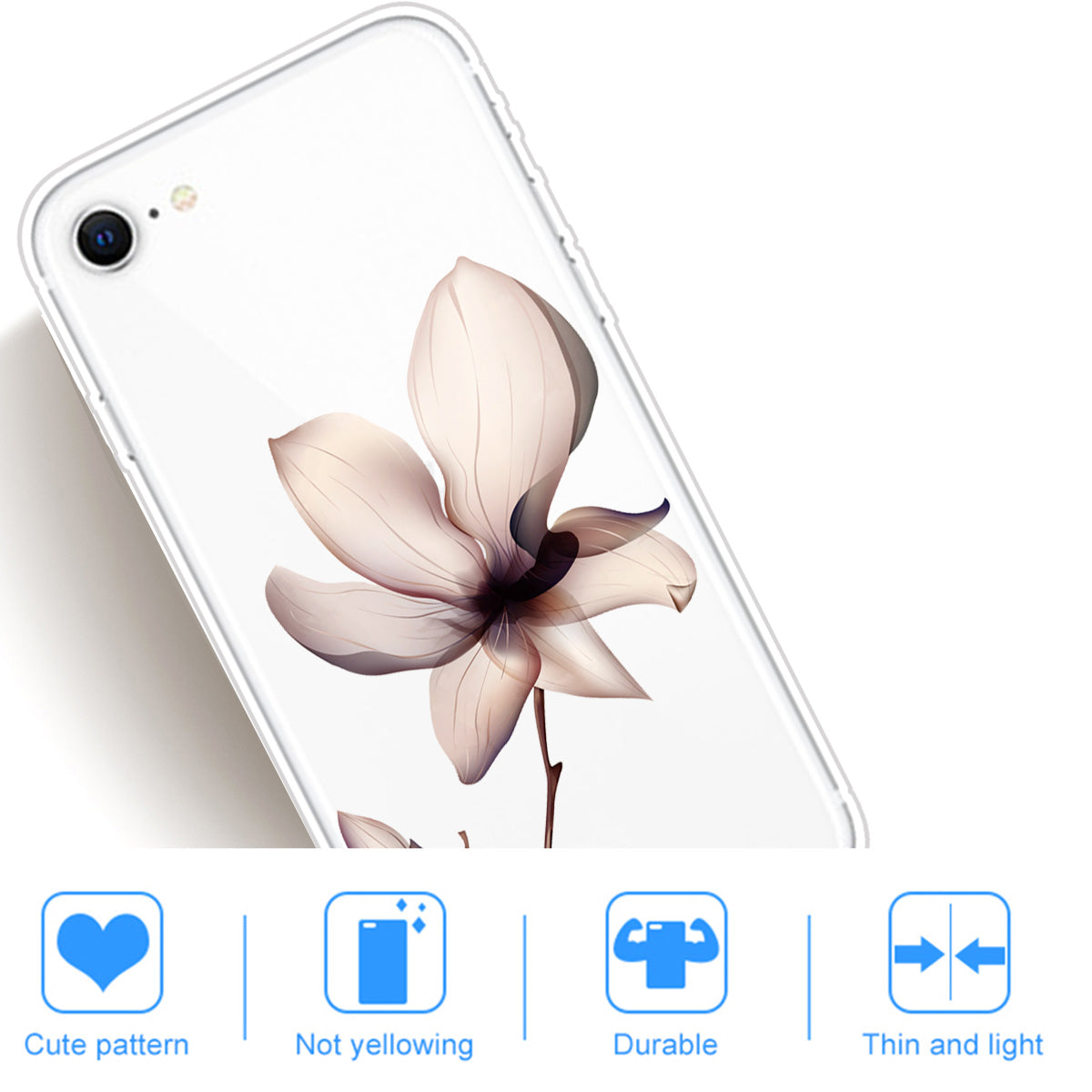 Pattern Printing Soft TPU Cover for iPhone SE (2020)/SE (2022)/8/7