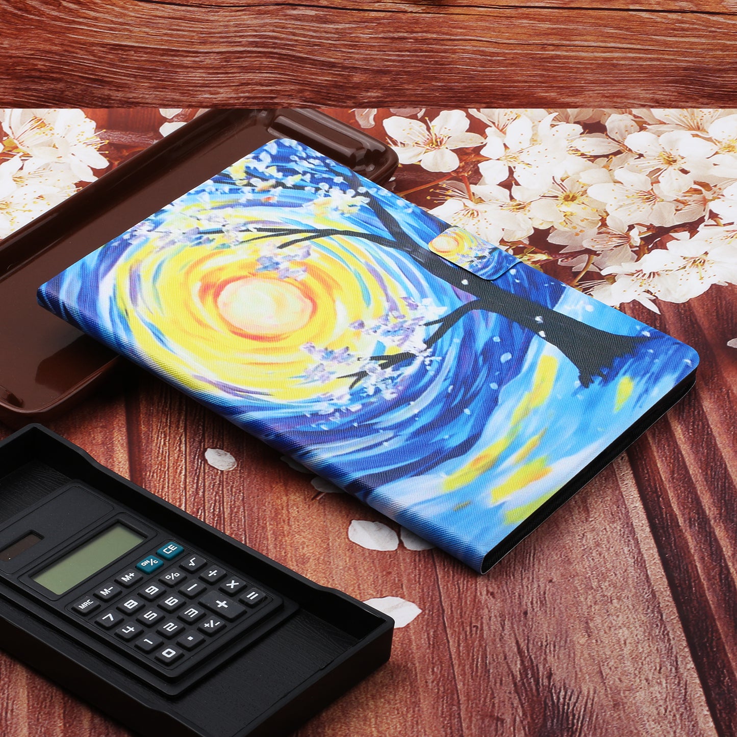 Pattern Printing with Card Slots Leather Case for iPad Air (2013)/iPad Air 2/iPad 9.7-inch (2017)/(2018)
