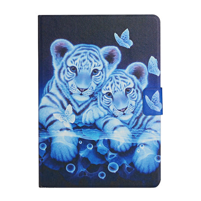 Pattern Printing with Card Slots Leather Case for iPad Air (2013)/iPad Air 2/iPad 9.7-inch (2017)/(2018)