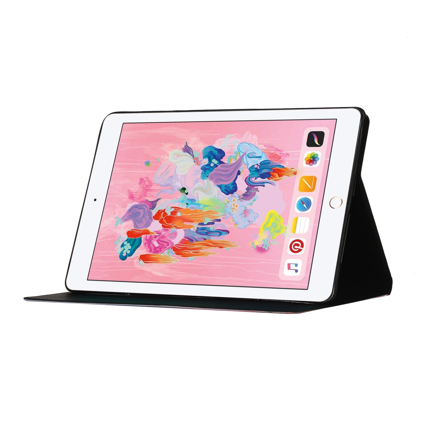 Pattern Printing with Card Slots Leather Case for iPad Air (2013)/iPad Air 2/iPad 9.7-inch (2017)/(2018)
