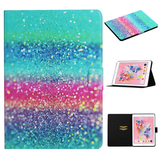 Pattern Printing with Card Slots Leather Case for iPad Air (2013)/iPad Air 2/iPad 9.7-inch (2017)/(2018)