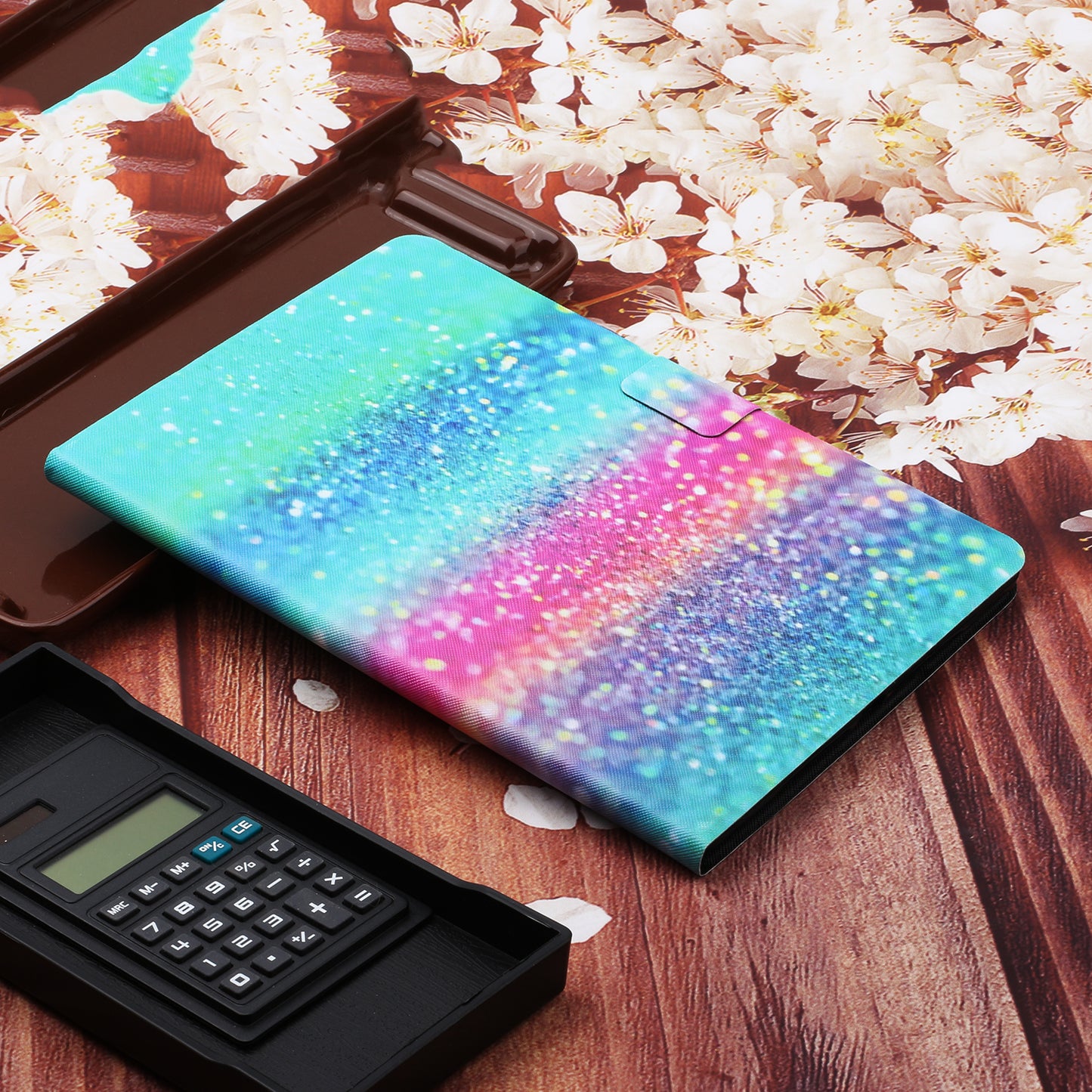 Pattern Printing with Card Slots Leather Case for iPad Air (2013)/iPad Air 2/iPad 9.7-inch (2017)/(2018)