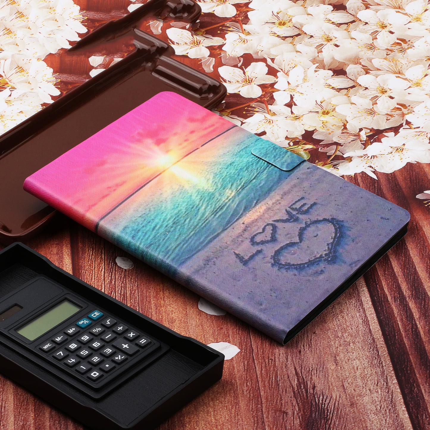 Pattern Printing with Card Slots Leather Case for iPad Air (2013)/iPad Air 2/iPad 9.7-inch (2017)/(2018)
