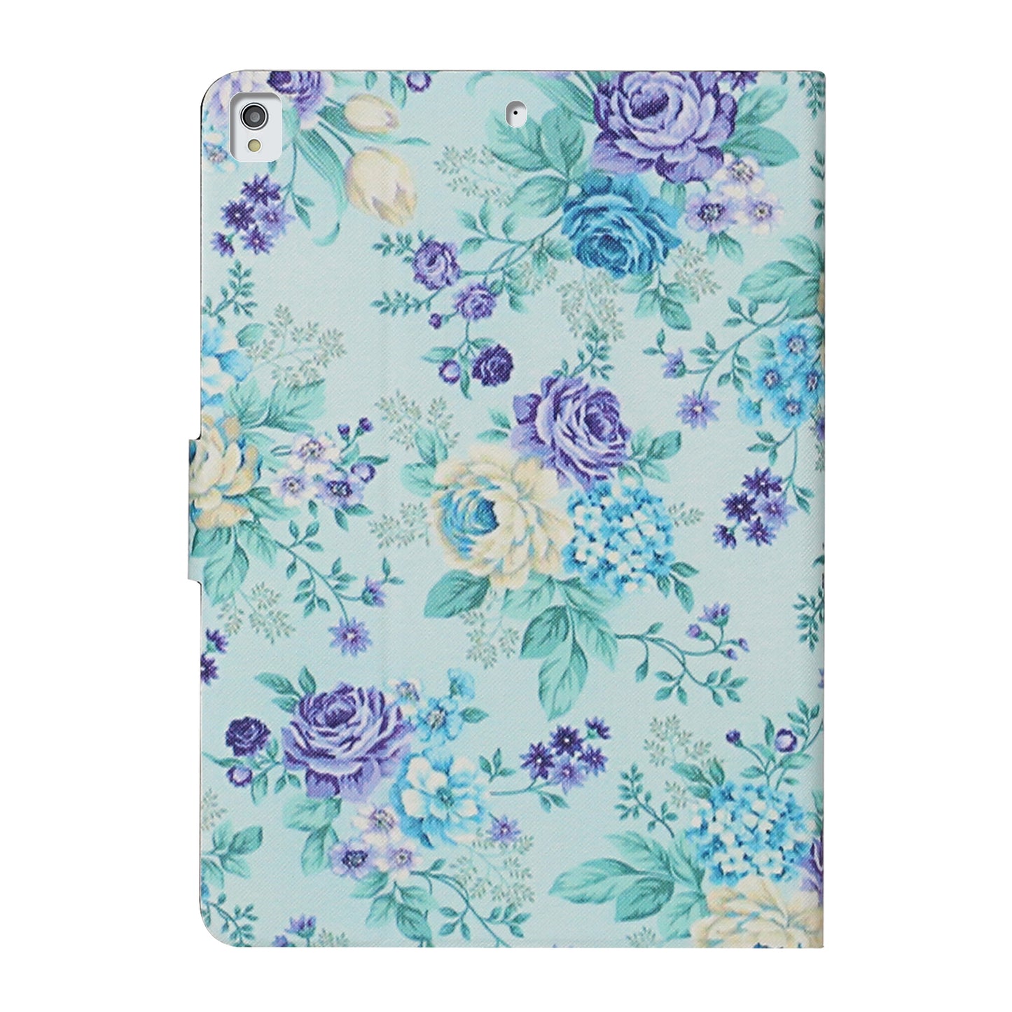 Flower Pattern Printing Card Holder Stand Tablet Cover Case for iPad 10.2 (2021)/(2020)/(2019)/Pro 10.5-inch (2017)/Air 10.5 inch (2019)