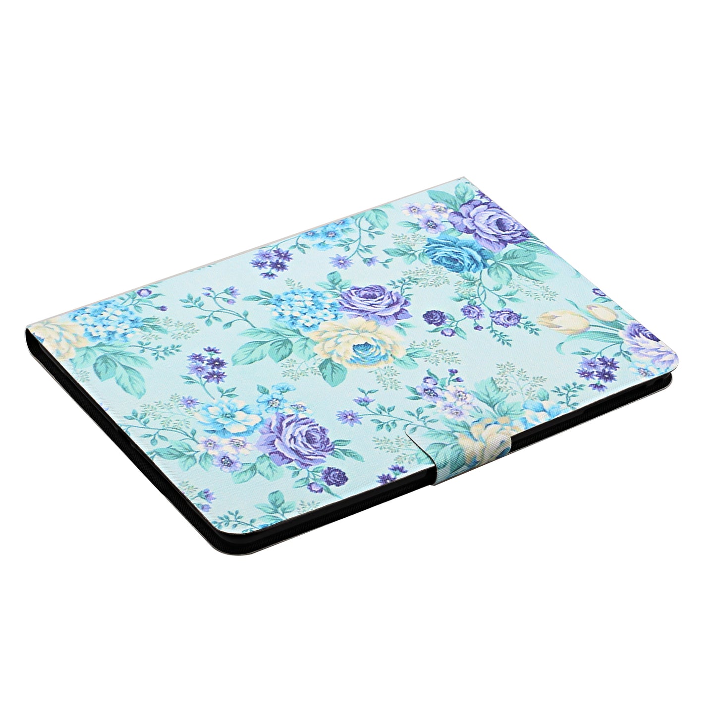 Flower Pattern Printing Card Holder Stand Tablet Shell for iPad mini (2019) 7.9 inch/4/3/2/1