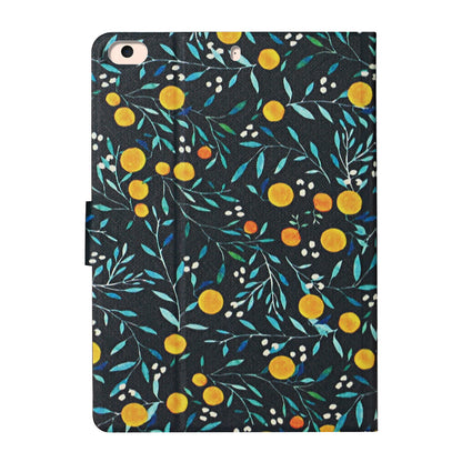 Flower Pattern Printing Card Holder Stand Tablet Shell for iPad mini (2019) 7.9 inch/4/3/2/1
