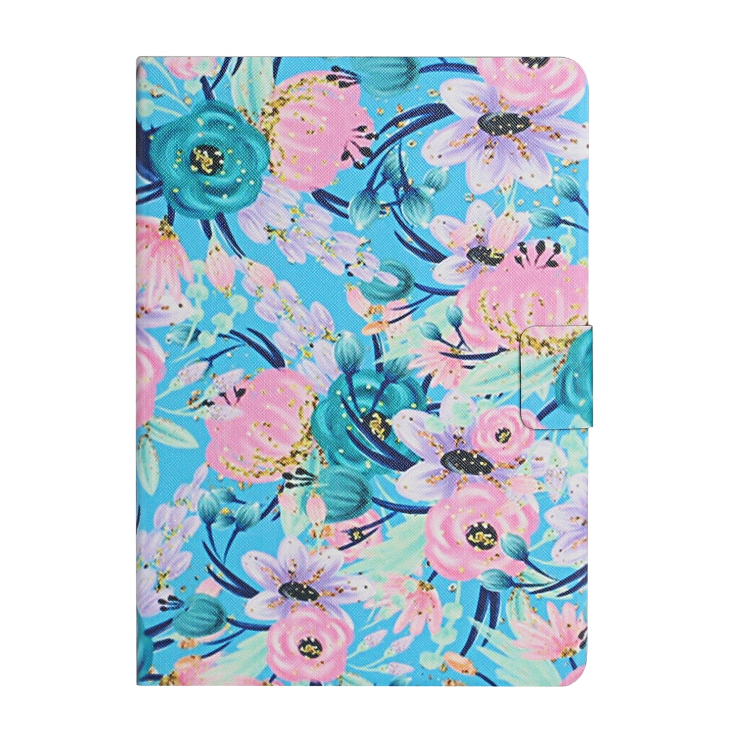Flower Pattern Printing Card Holder Stand Tablet Shell for iPad mini (2019) 7.9 inch/4/3/2/1